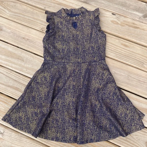 ava and yelly skater dress Ava Yelly Big Girls 7-16 Crushed Velvet Skater Dress, , Teal8